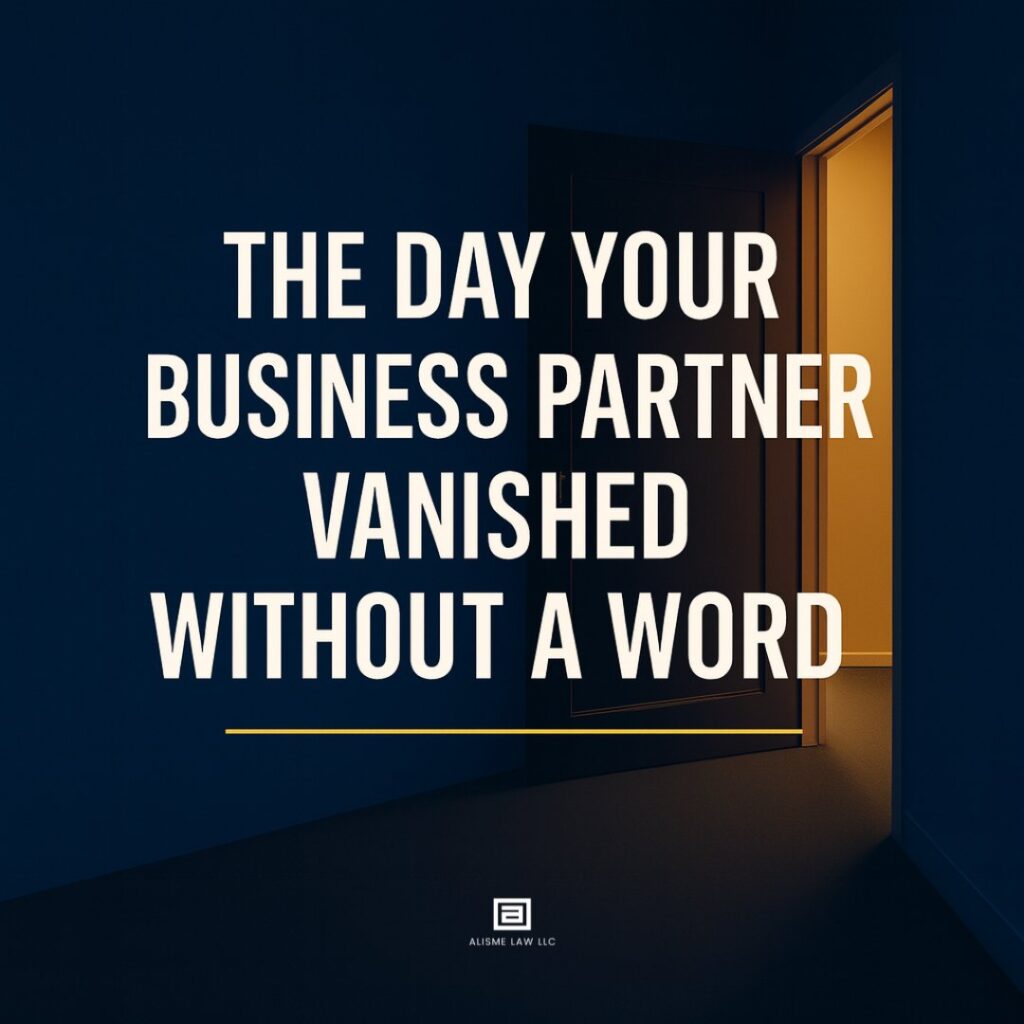 business partner abandonment legal issue
